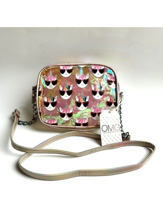 OMG Handbags - NWT OMG Unicorn Iridescent Crossbody Bag